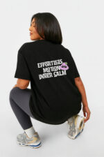 RahRaha Urban Chill Black T-Shirt – Styled look showcasing slogan design and streetwear fit